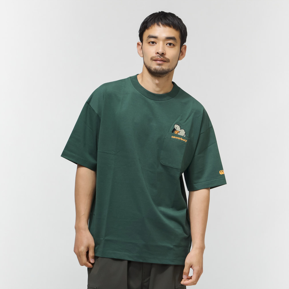 カンタベリー カンタベリー メンズ 半袖 Tシャツ S/S TEE KIWI BIRD ショート