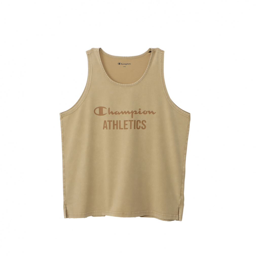 NO SLEEVE T-SHIRT(ベージュ-M)