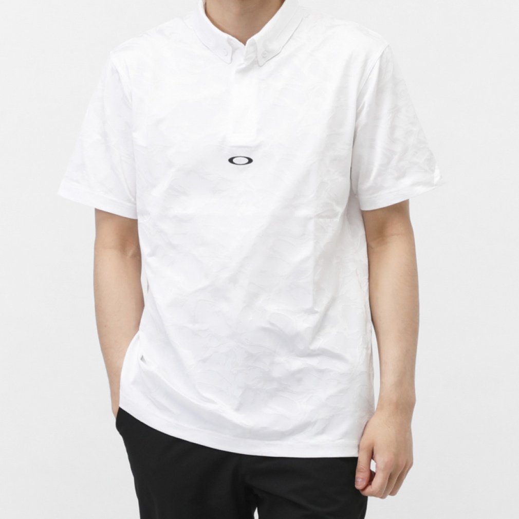 オークリー メンズ 半袖 ポロシャツ O-SYNC PACK POLO GRAPHIC 1.0