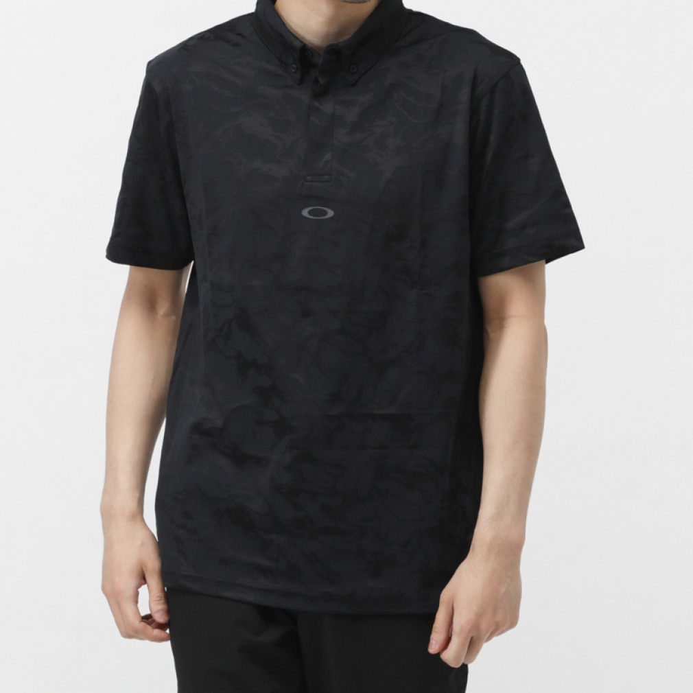 オークリー メンズ 半袖 ポロシャツ O-SYNC PACK POLO GRAPHIC 1.0