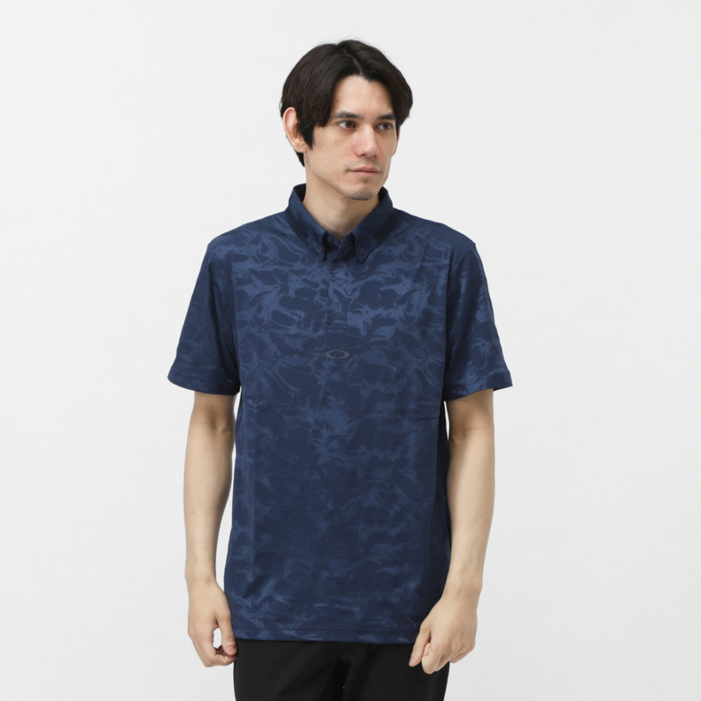 【オークリー】 ネイビー ブラックポロシャツ XLサイズ 2枚セット オークリー】 ネイビー ブラックポロシャツ XLサイズ 2枚セット