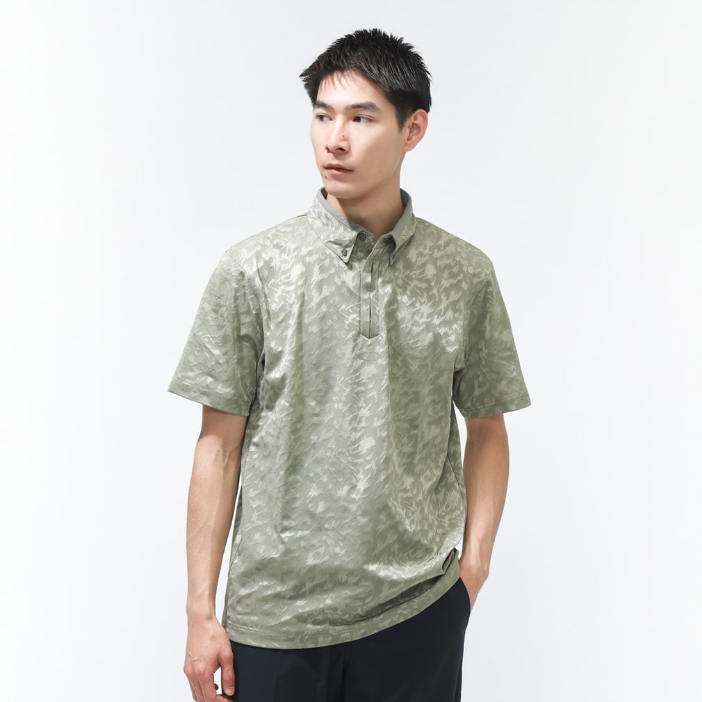 オークリー メンズ 半袖 ポロシャツ O-SYNC PACK POLO GRAPHIC 2.0