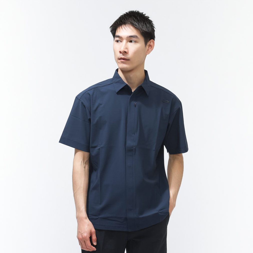 BRIEFING ネイビー 半袖シャツ オックスフォード半袖シャツ FB4511U－16 ブラック| 作業服