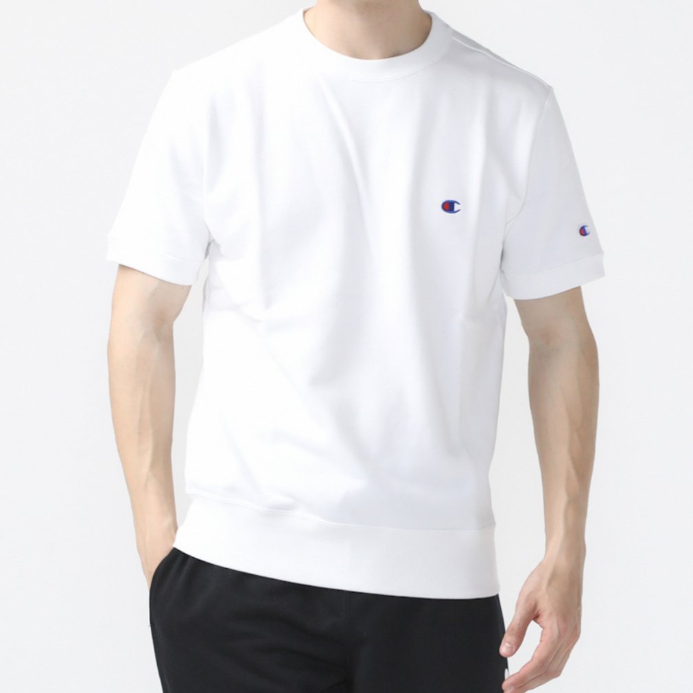 `sI Y XEFbg p[J[ SHORT SLEEVE CREW NECK SWEATSHIRT C3-Z020 X|[cEFA Champion