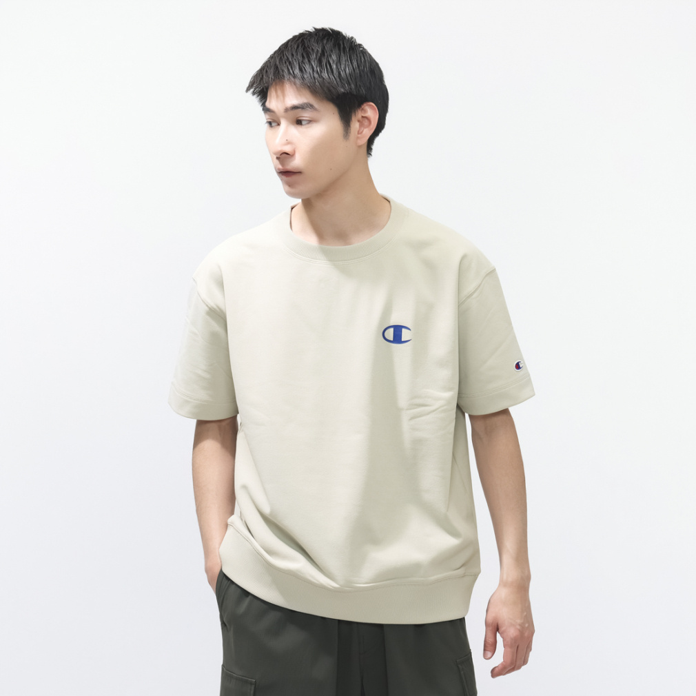 TW TERRY S/S CN SWEATSHIRT(アイボリー-M)