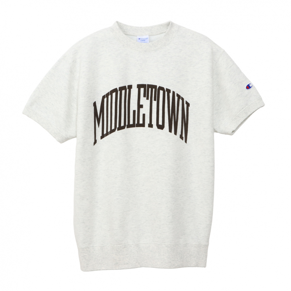 S/S CREW NECK SWEATSHIRT(アイボリー-M)