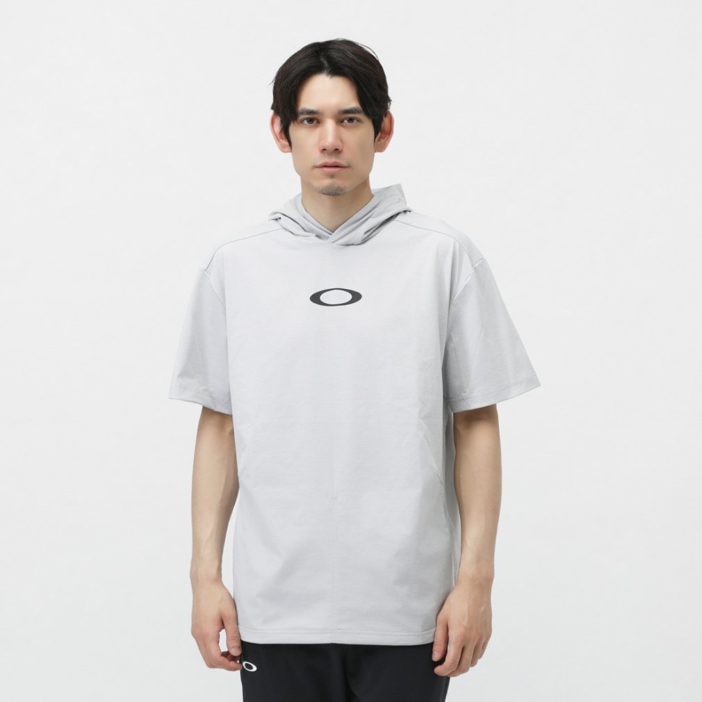 ENHANCE LT FLEECE SS HOODY 15.0(ペールグレー-M　メンズ)