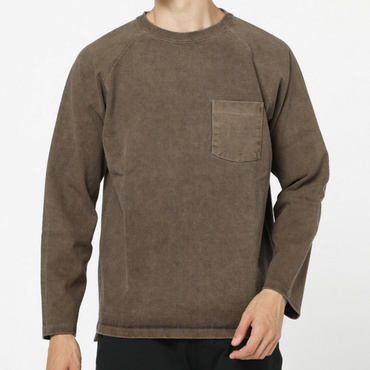 L/S HVY POCKET TEE