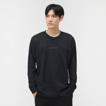 UAヘビーウエイト ロゴ グラフィック ロングスリーブ Tシャツ