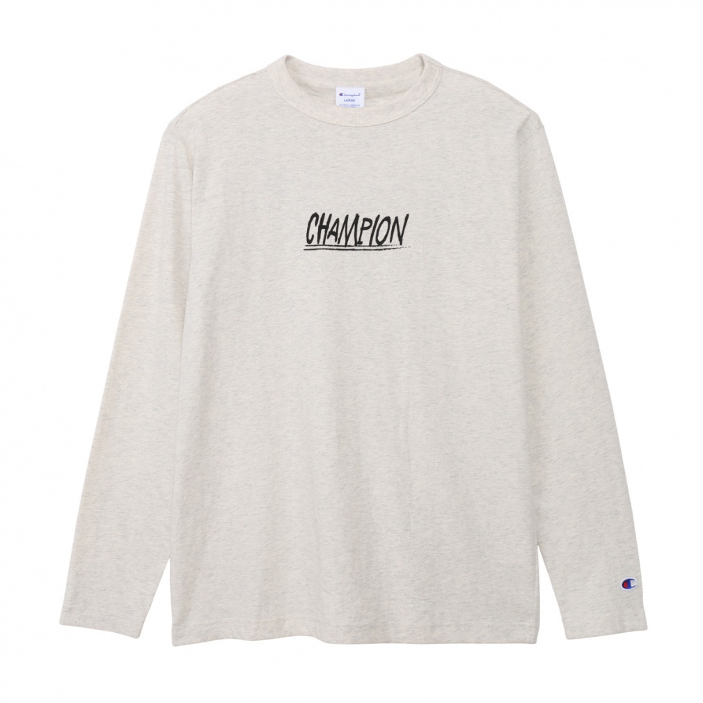 LONG SLEEVE T-SHIRT(アイボリー-M)