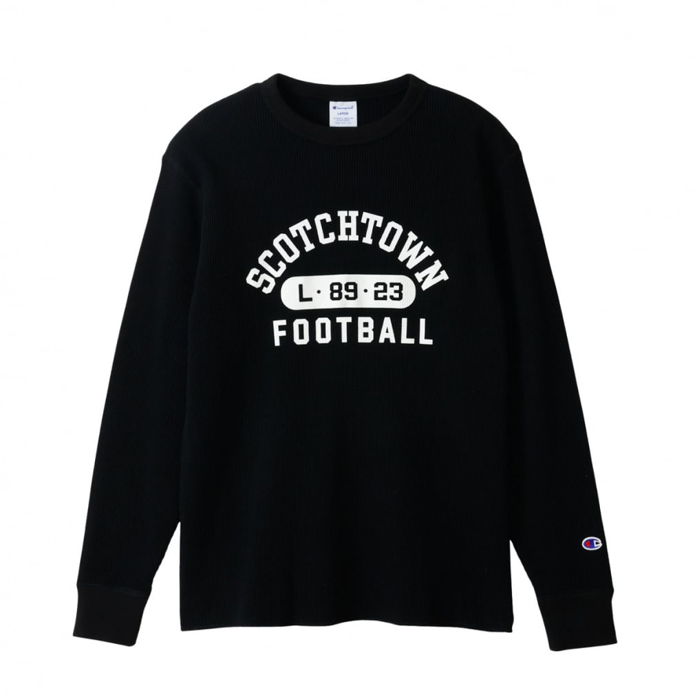 LONG SLEEVE T-SHIRT(ブラック-M)