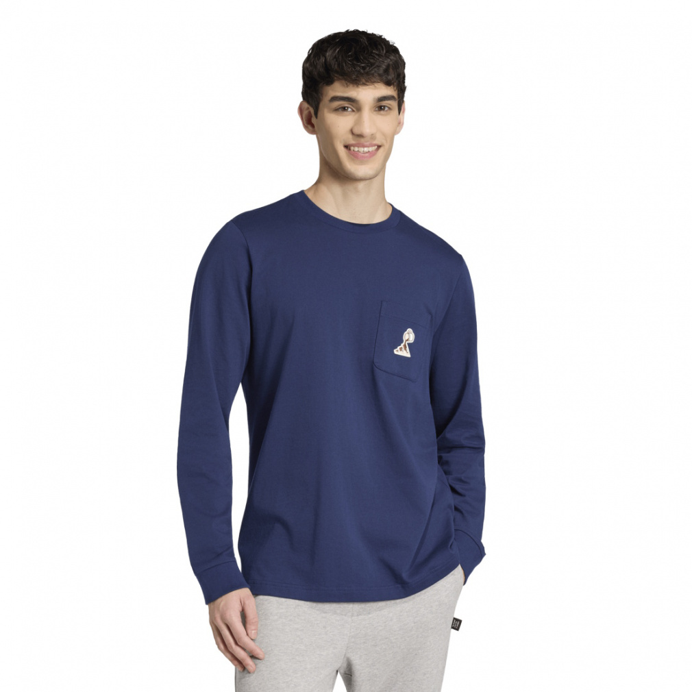 M COFFEE LS Tシャツ JP(ネイビー-S)