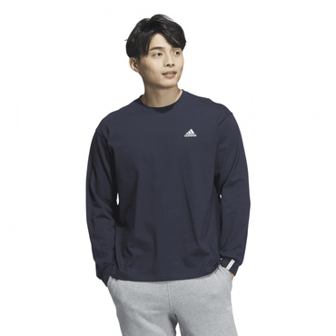 エッセンシャルズ プラス ルーズフィット スモールロゴ 長袖Tシャツ