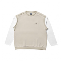 THE CITY シューパッチレイヤードロングスリーブTシャツ