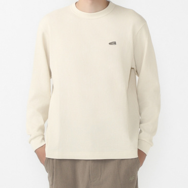 THE CITY シューパッチワッフルロングスリーブTシャツ