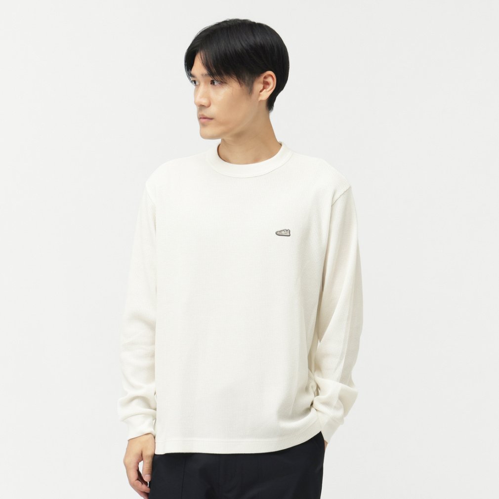 THE CITY ワッフルロングスリーブTシャツ シューパッチ｜Alpen Online