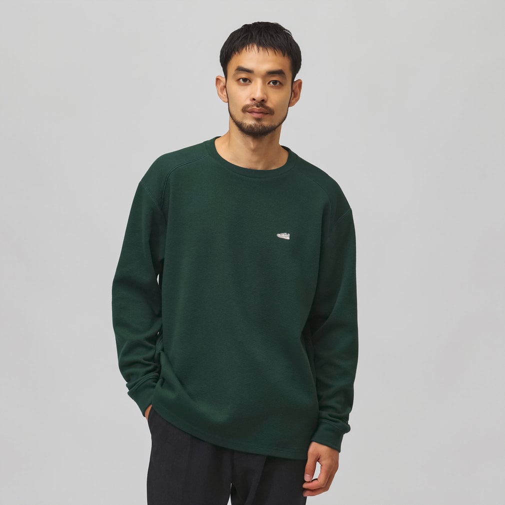 ニューバランス THE CITY メンズ 長袖 Tシャツ ワッフルロングスリーブ