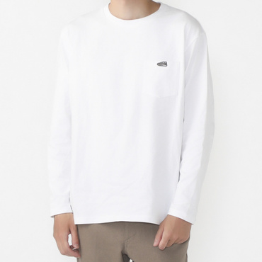 THE CITY シューパッチリラックスロングスリーブTシャツ