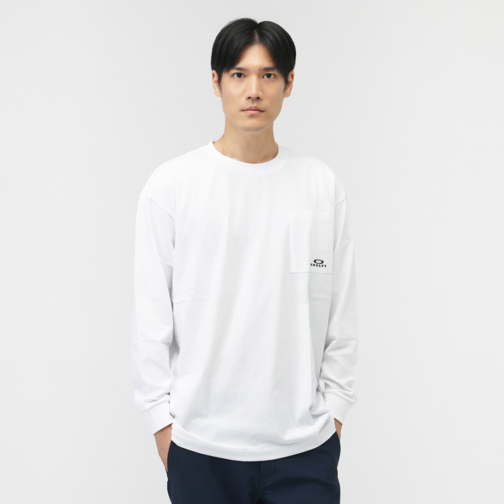 オークリー メンズ 長袖 Tシャツ ENHANCE HEAT COTTON TEE RELAX