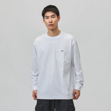 SYNC COTTON L/S TEE POCKET 1.0