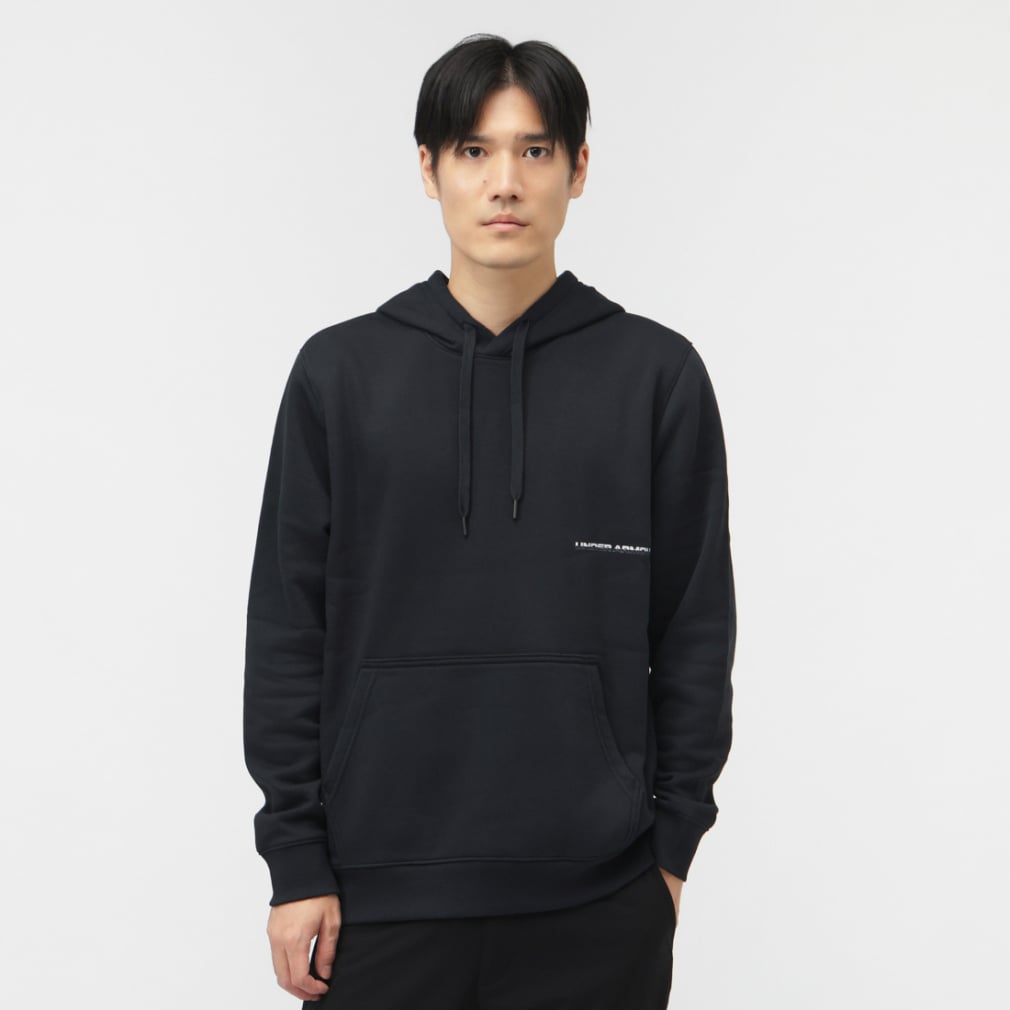 UAライバルフリース フーディー(ブラック-S)