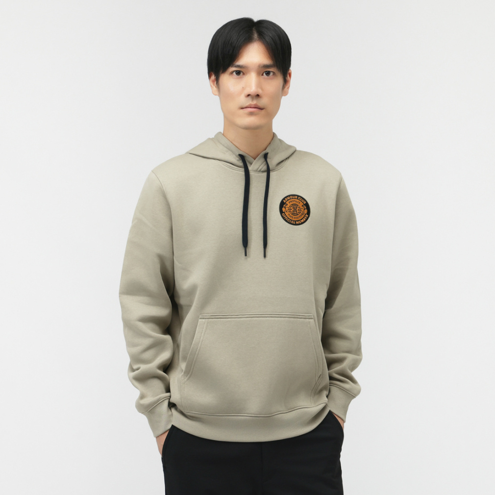 UAライバルフリース プルオーバー フーディー