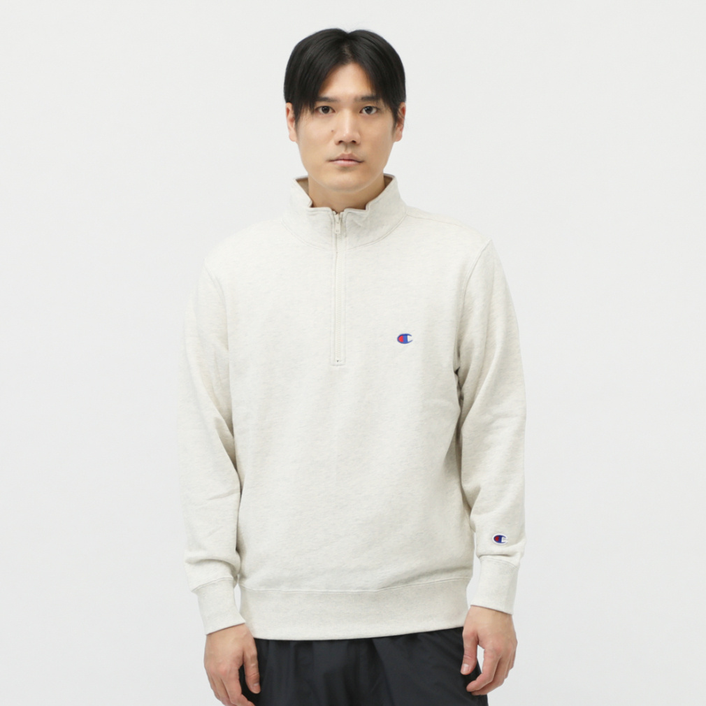 `sI Y XEFbg n[tWbv HALF ZIP SWEATSHIRT C3-B020 X|[cEFA Champion