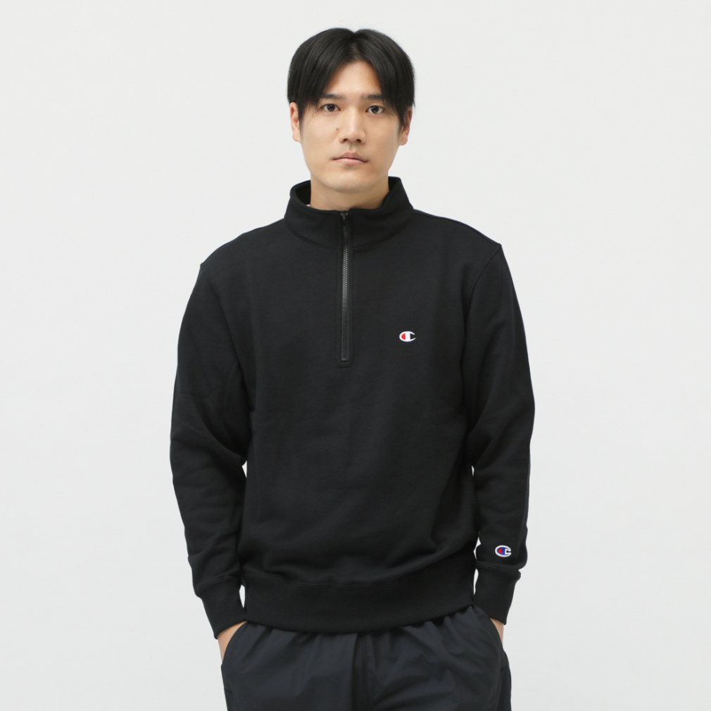 `sI Y XEFbg n[tWbv HALF ZIP SWEATSHIRT C3-B020 X|[cEFA Champion