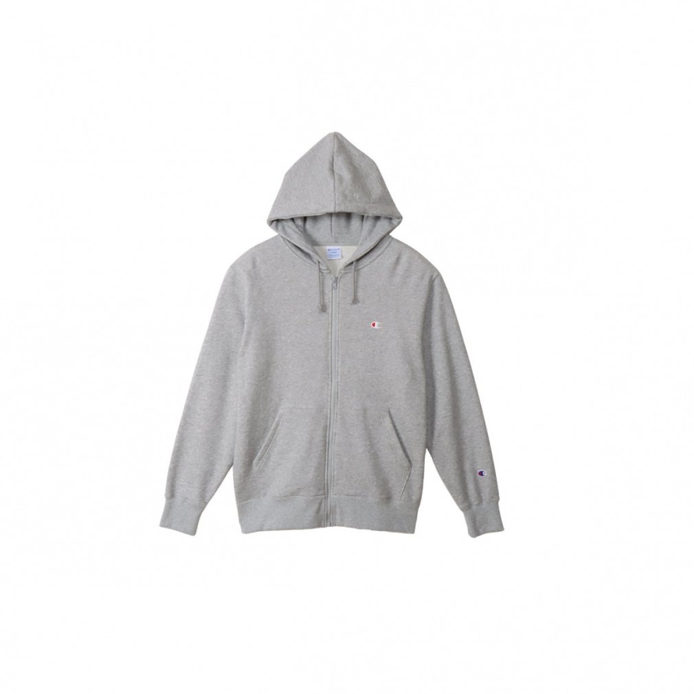 チャンピオン ＺＩＰ　ＨＯＯＤＥＤ　ＳＷＥＡ　ＴＳＨＩＲＴ トレーニングウエア スウェットパーカー C3-Y137-BLK チャンピオン メンズ スウェット フルジップ ZIP HOODED SWEATSHIRT C3