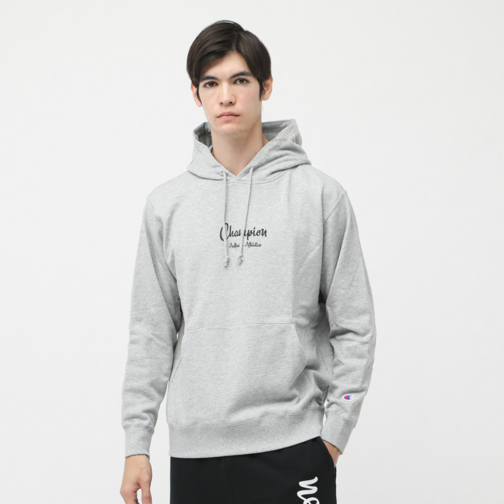 HOODED SWEATSHIRT(グレー-M　メンズ)