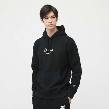 HOODED SWEATSHIRT(ブラック-M　メンズ)