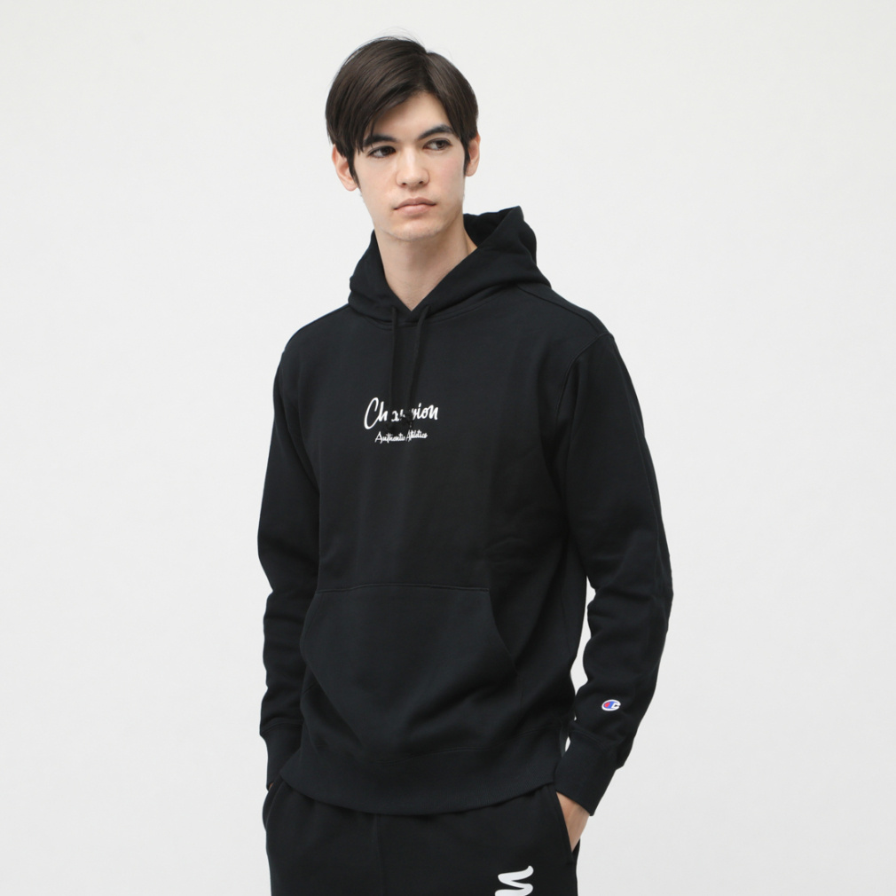 HOODED SWEATSHIRT(ブラック-M　メンズ)