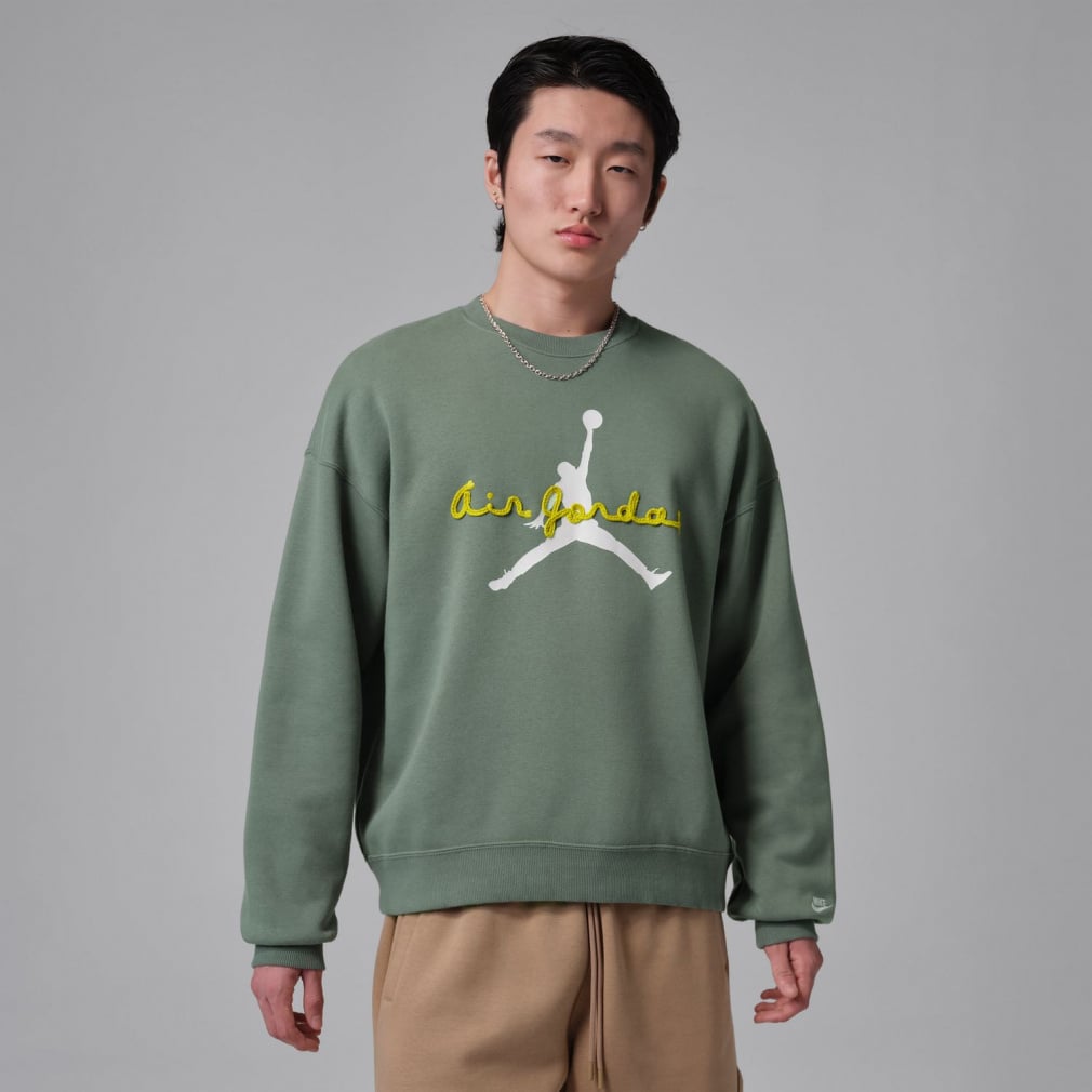 BRK AJ6 フリース L/S クルー(グレッシュグリン-S)