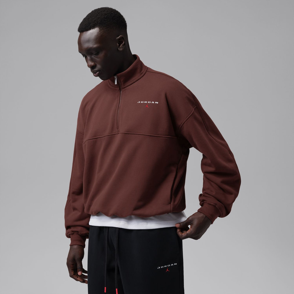 ジョーダン メンズ スウェット ハーフジップ FLT フリース QTR ZIP LB