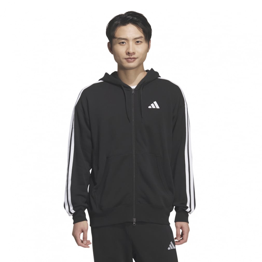 M ESS+ 3S スウェットFZフーディ(ブラック-S)