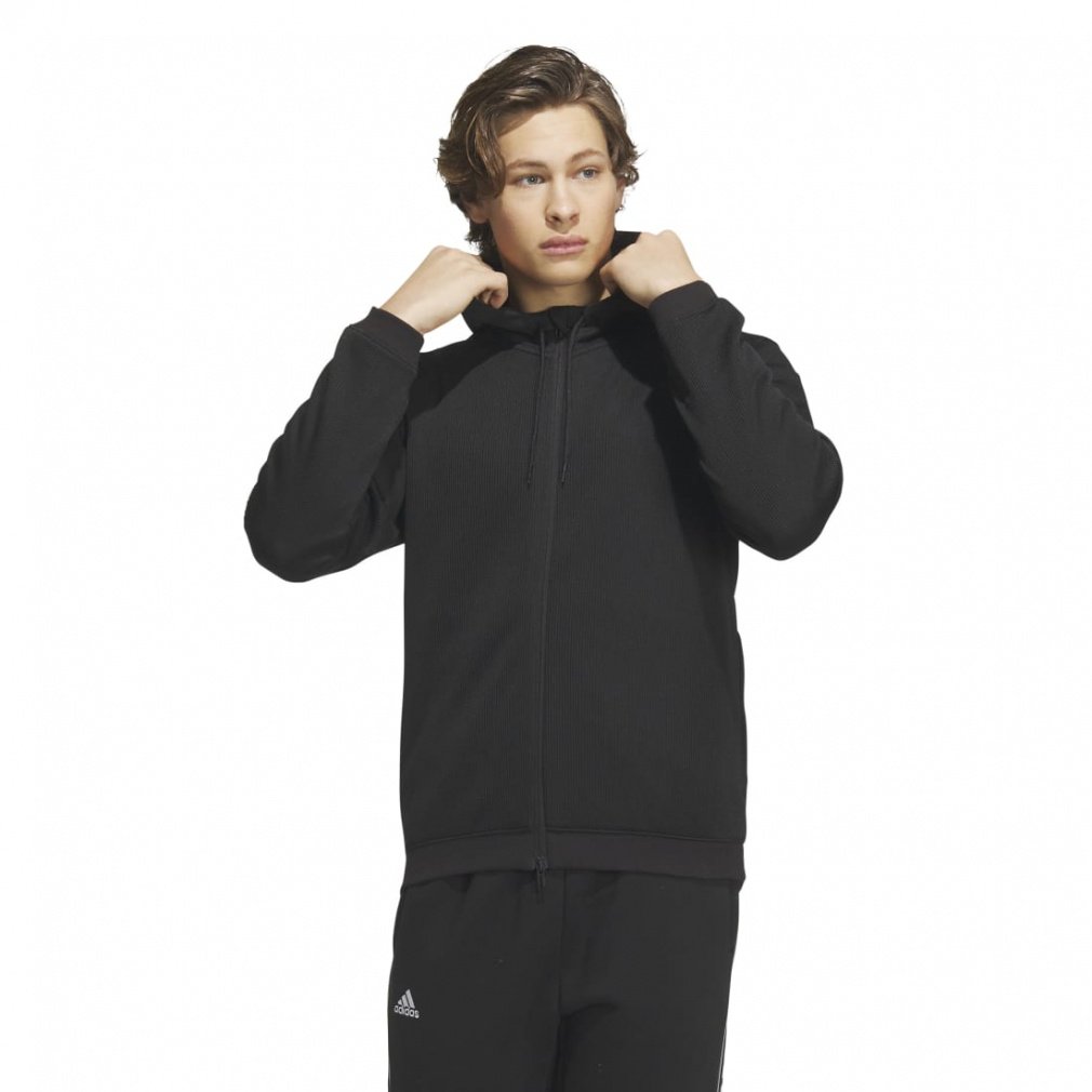 アディダス メンズ スウェット フルジップ QTR ニット フルジップパーカー KNV45 IT6077 IT6076 アルペン・スポーツデポ限定 adidas 2023fw_ad_cl