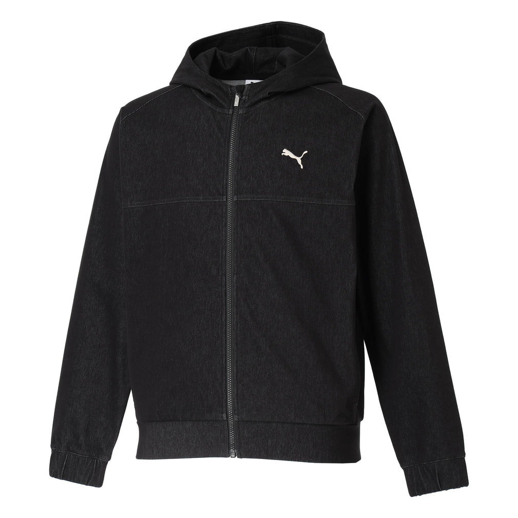 ESS DENIMLIKE HOODIE JKT(ブラック-S)