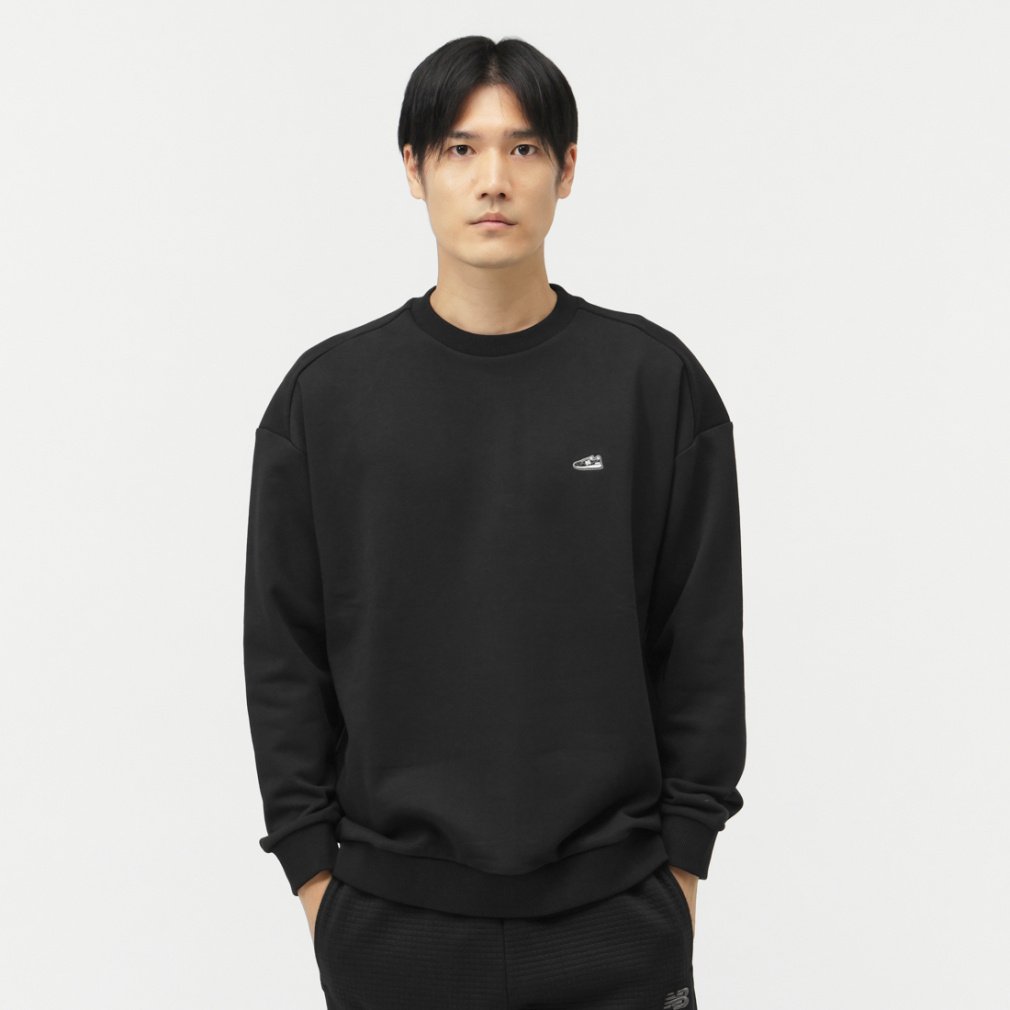 ニューバランス THE CITY メンズ スウェット トレーナー シューパッチ