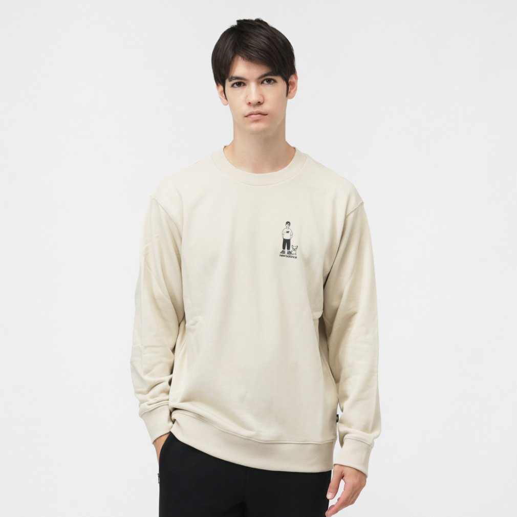 NASTOYS メンズL スウェット トレーナー ベントバック スカル ガール