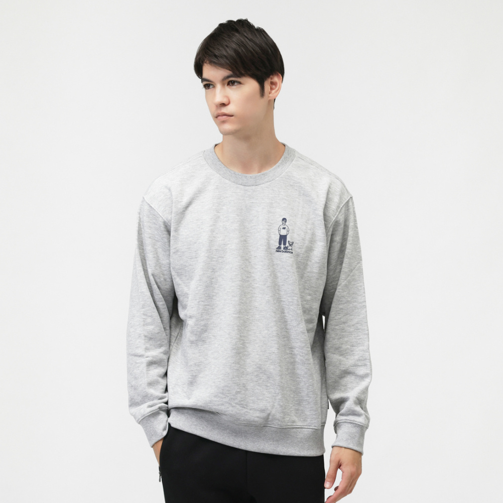 ニューバランス メンズ スウェット トレーナー レフトチェスト