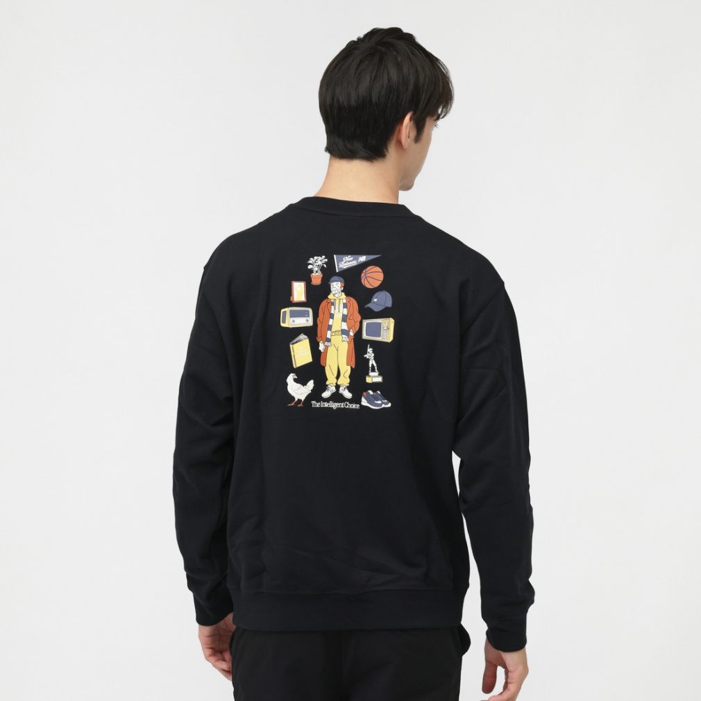 ニューバランス メンズ スウェット トレーナー グランパアイコンクルー