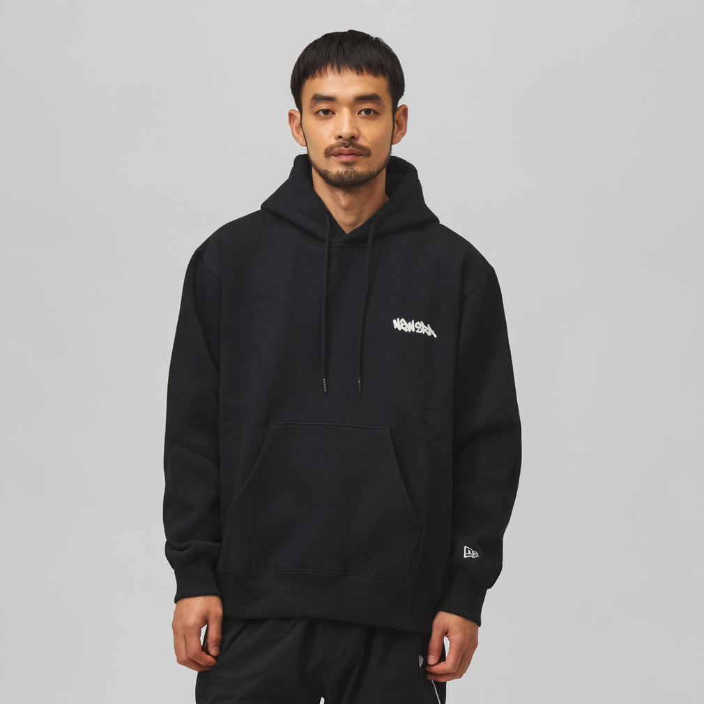 ニューエラ メンズ スウェット パーカー OS SW PO HOODIE TAGGING BLK