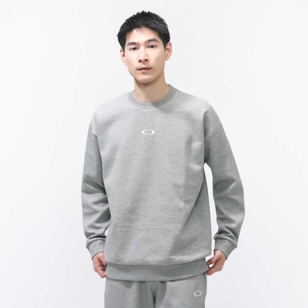 FOUNDATIONAL FLEECE L/S CREW 4.0(グレー-M)