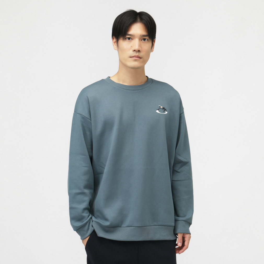 オークリー メンズ スウェット トレーナー BORDERLESS QD FLEECE CREW