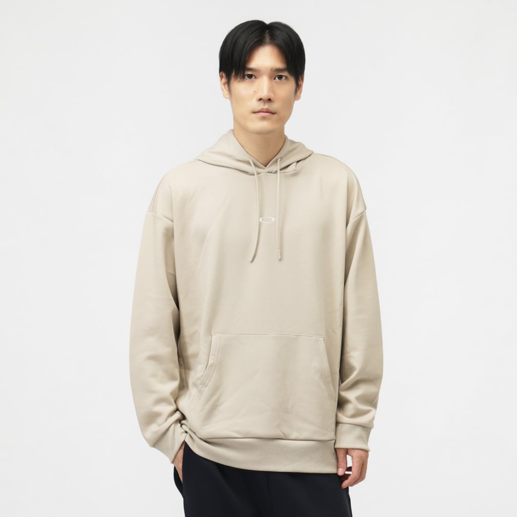 BORDERLESS QD FLEECE HOODIE(アイボリー-S)