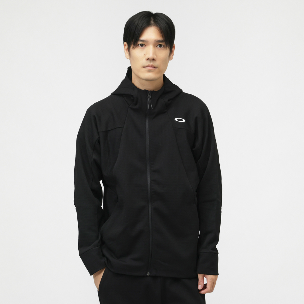 オークリー メンズ スウェット フルジップ ENHANCE GRID FLEECE JACKET