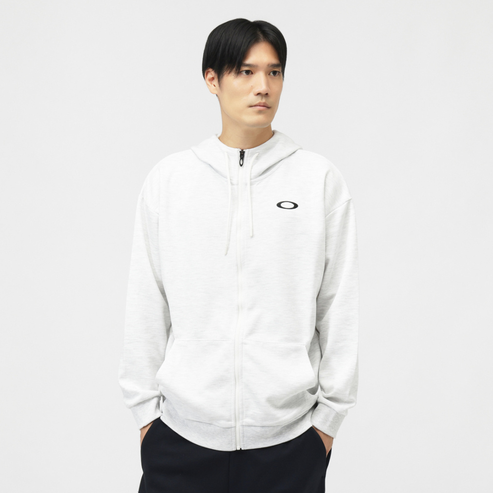 FOUNDATIONAL FLEECE JACKET 1.0(ライトグレー-M)
