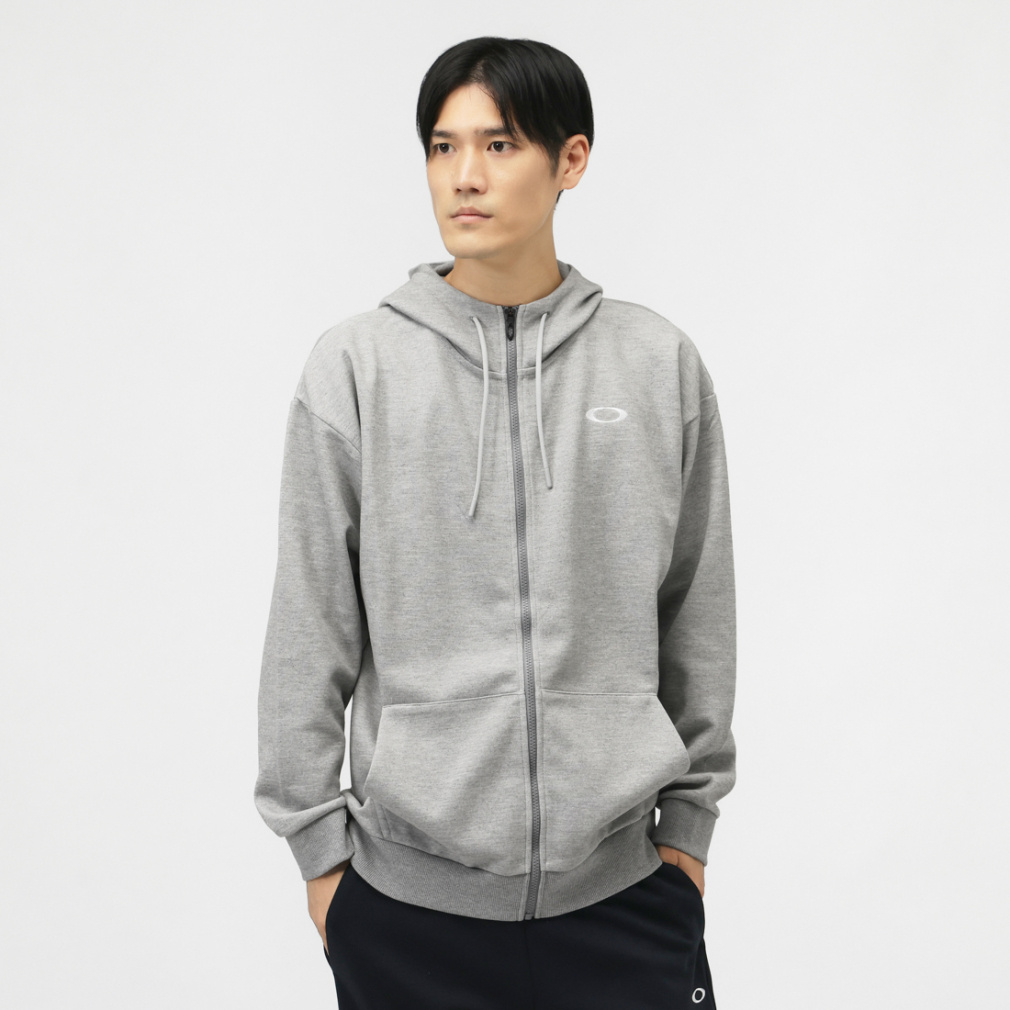 FOUNDATIONAL FLEECE JACKET 1.0(グレー-M)