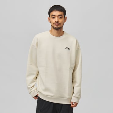 BORDERLESS FLEECE CREW CHILL