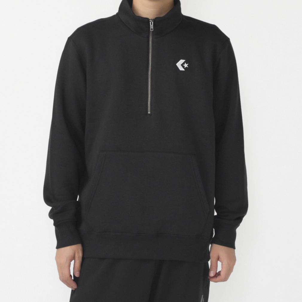 コンバース メンズ スウェット パーカー ハーフジップ スウェット TOP